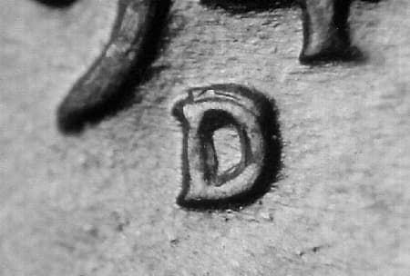 1945-D Repunched Mintmark WRPM-010