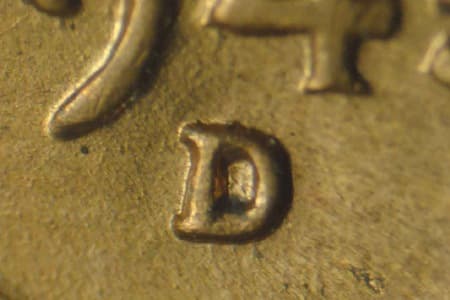 1945-D Repunched Mintmark WRPM-019
