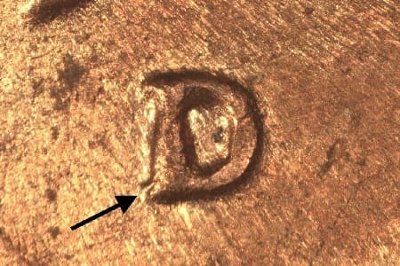 1945-D Repunched Mintmark WRPM-028
