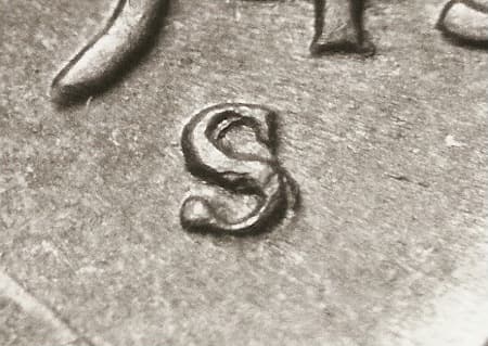1945-S Repunched Mintmark WRPM-013