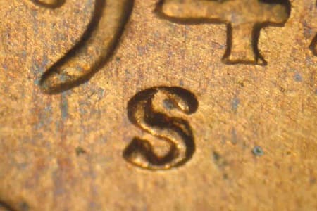1945-S Repunched Mintmark WRPM-030
