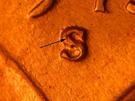 1945-S Repunched Mintmark WRPM-038