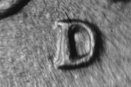 1946-D Repunched Mintmark WRPM-021