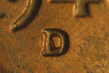 1946-D Repunched Mintmark WRPM-040