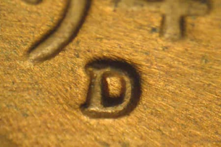 1946-D Repunched Mintmark WRPM-043