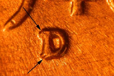 1946-D Repunched Mintmark WRPM-048
