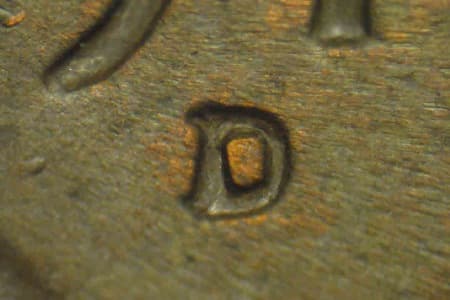 1946-D Repunched Mintmark WRPM-052