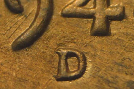 1946-D Repunched Mintmark WRPM-065