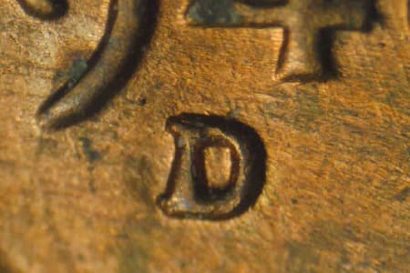 1946-D Repunched Mintmark WRPM-067