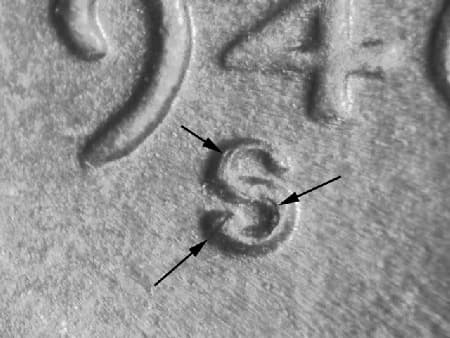 1946-S Repunched Mintmark WRPM-026