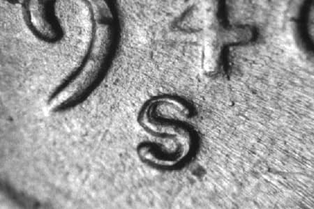 1946-S Repunched Mintmark WRPM-034