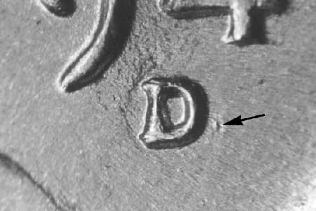 1947-D Repunched Mintmark WRPM-009