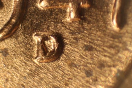 1947-D Repunched Mintmark WRPM-027