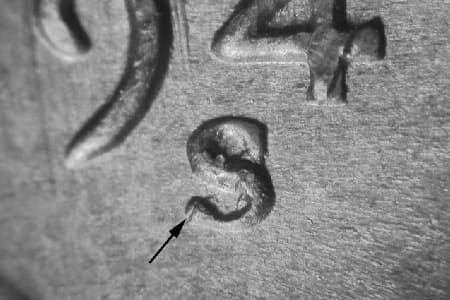 1947-S Repunched Mintmark WRPM-005