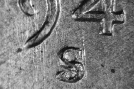 1947-S Repunched Mintmark WRPM-009