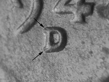 1948-D Repunched Mintmark WRPM-028
