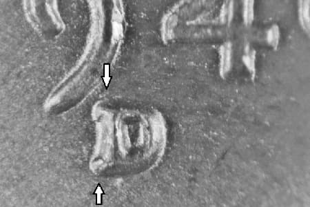 1949-D Repunched Mintmark WRPM-029