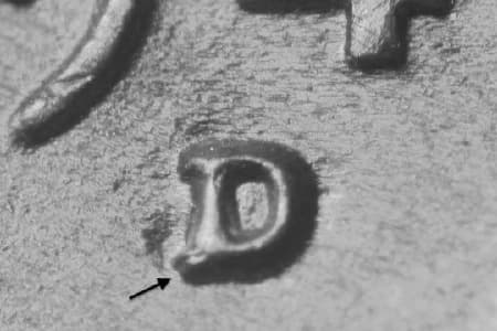1949-D Repunched Mintmark WRPM-041