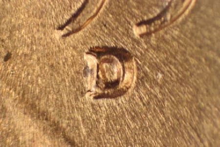 1950-D Repunched Mintmark WRPM-029