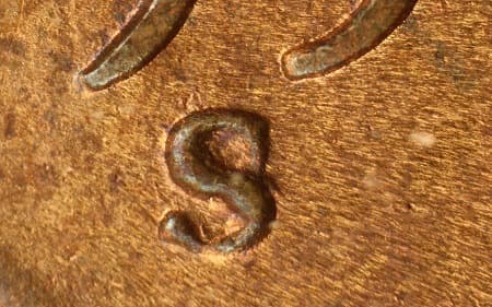 1950-S Repunched Mintmark WRPM-006