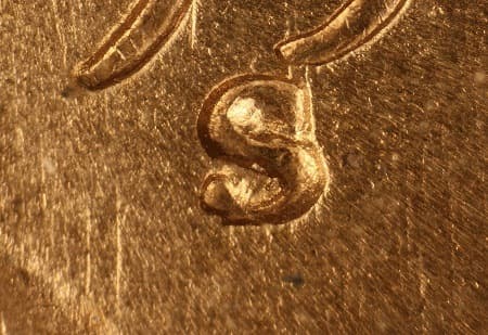1950-S Repunched Mintmark WRPM-014