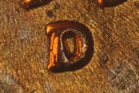 1951-D Repunched Mintmark WRPM-005