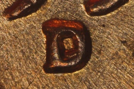 1951-D Repunched Mintmark WRPM-006