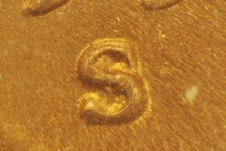 1951-S Repunched Mintmark WRPM-013