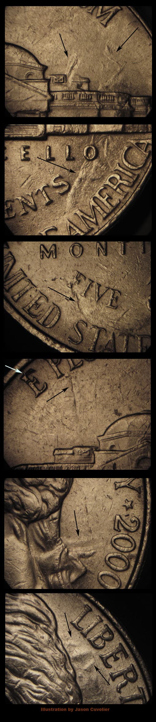 Typical Die Clash error coin
