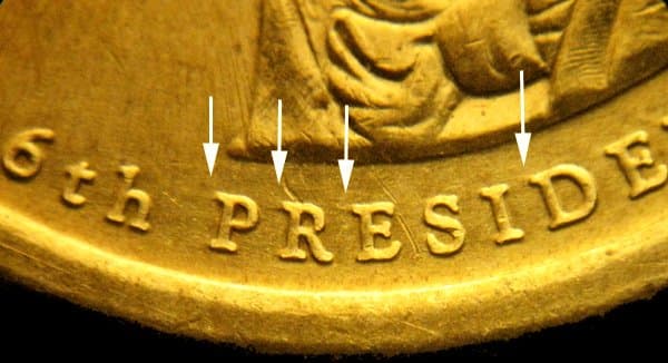 2008P(JQA)-100DEO-001T Trail Die Obverse
