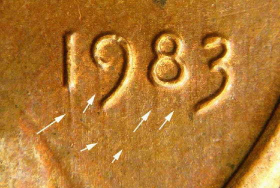 1983-1DEO-011T Trail Die Obverse