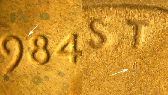 1984P-1DEO-004T Trail Die Obverse