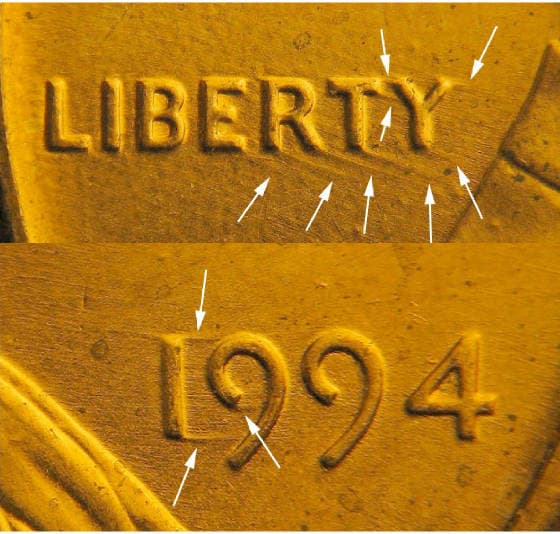 1994P-1DEO-001T Trail Die Obverse