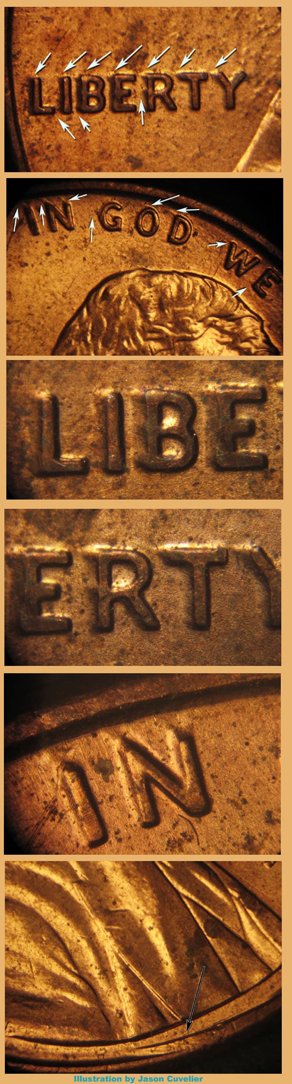 1994P-1DEO-011T Trail Die Obverse