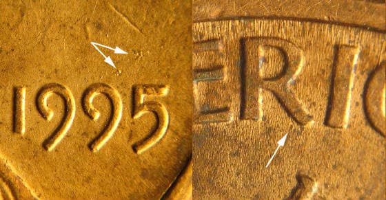 1995P-1DEO-008T Trail Die Obverse