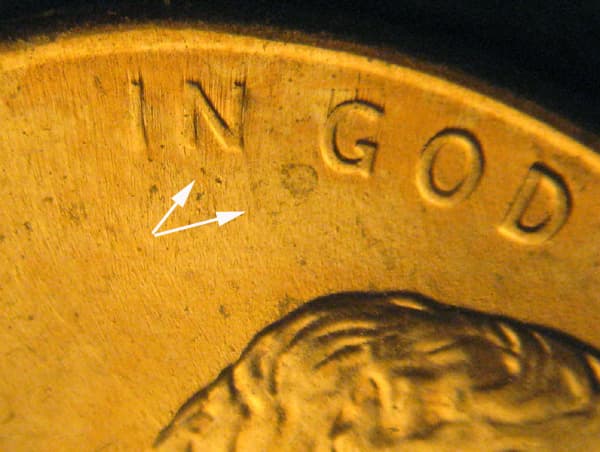 1997P-1DEO-001T Trail Die Obverse