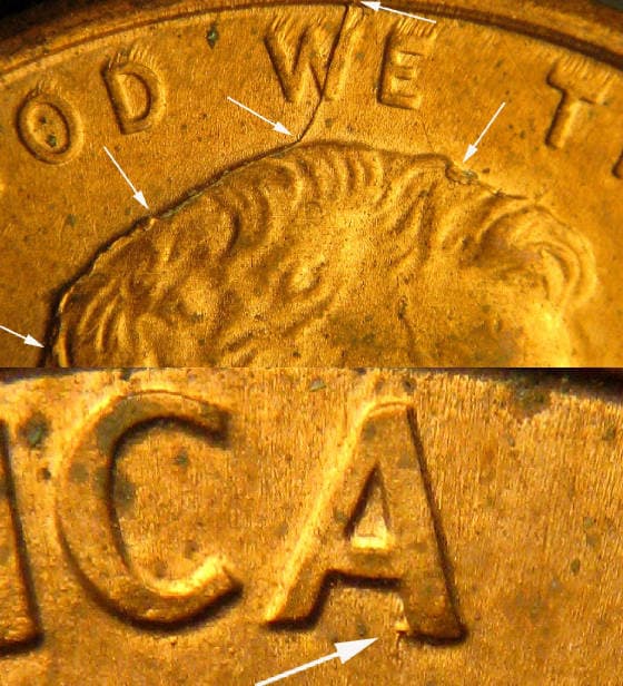 1997P-1DEO-002T Trail Die Obverse