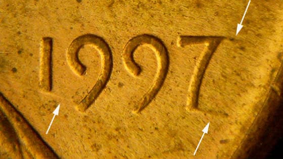1997P-1DEO-003T Trail Die Obverse