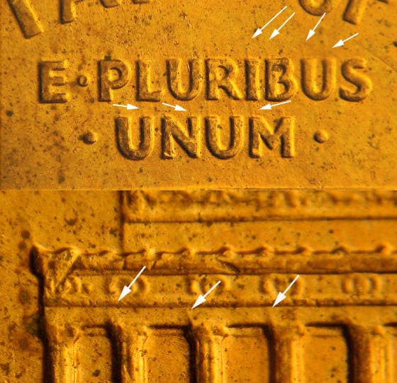 1998P-1DEO-008T Trail Die Obverse