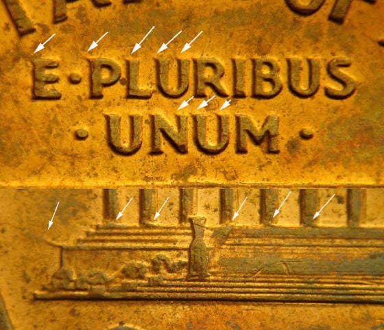 1998P-1DEO-013T Trail Die Obverse
