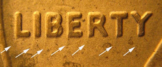 2001P-1DEO-001T Trail Die Obverse
