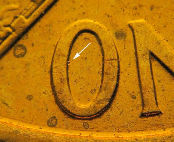 2002P-1DEO-001T Trail Die Obverse