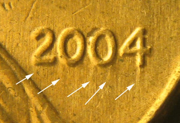 2004P-1DEO-001T Trail Die Obverse