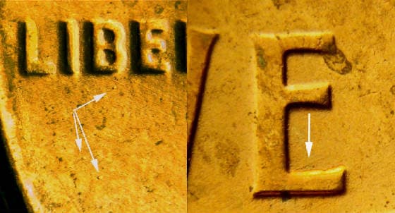 2005P-1DEO-004T Trail Die Obverse