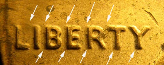 2005P-1DEO-006T Trail Die Obverse