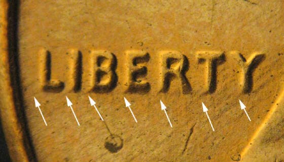 2005P-1DEO-007T Trail Die Obverse