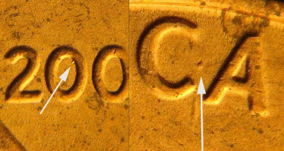 2006P-1DEO-005T Trail Die Obverse