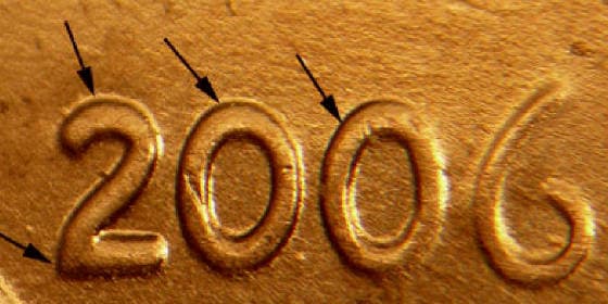 2006P-1DEO-008T Trail Die Obverse