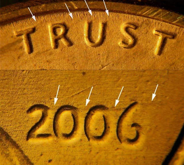 2006P-1DEO-015T Trail Die Obverse
