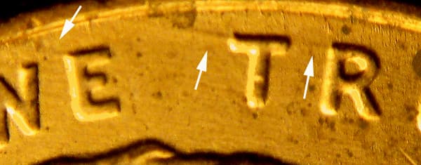 2006P-1DEO-022T Trail Die Obverse